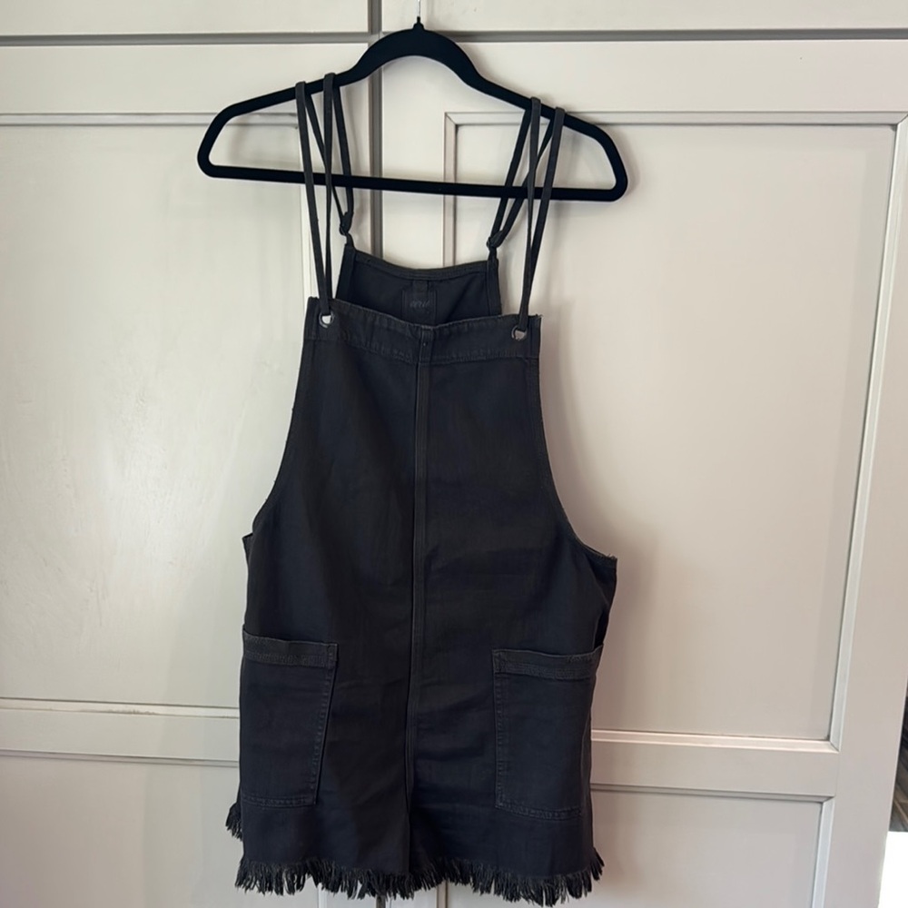 Black Denim shortall